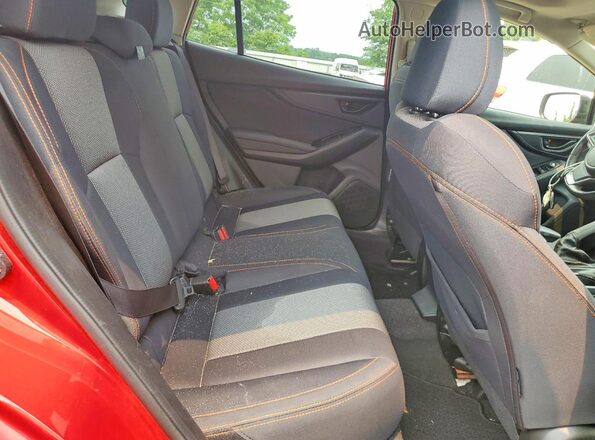 JF2GTAEC2PH306774 2023 SUBARU CROSSTREK Red Vista de los asientos traseros