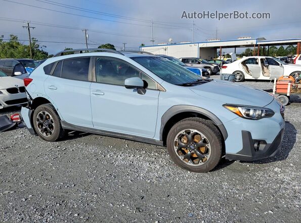 JF2GTAEC4MH232561 2021 SUBARU CROSSTREK Blue Przód prawy