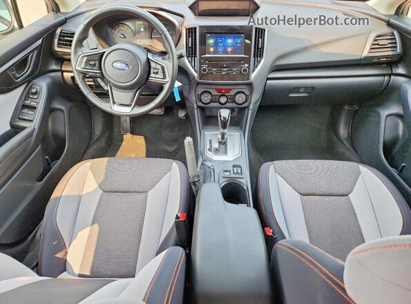 JF2GTAEC9K8305906 2019 SUBARU CROSSTREK Gray Dashboard view