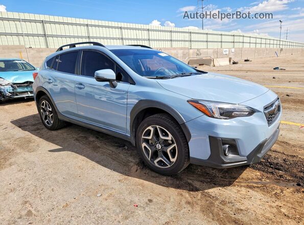 JF2GTAJC8JH268271 2018 SUBARU CROSSTREK Синий Передняя правая четверть