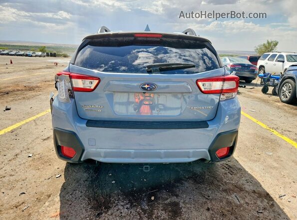 JF2GTAJC8JH268271 2018 SUBARU CROSSTREK Синий Вид сзади