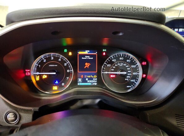 JF2GTAMC1J8227315 2018 SUBARU CROSSTREK White Սարքավորումների վահանակի տեսք