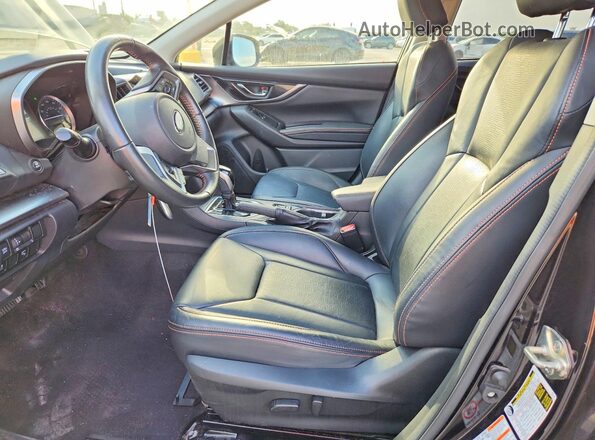 JF2GTAMC2K8252533 2019 SUBARU CROSSTREK Black Widok wnętrza z przodu