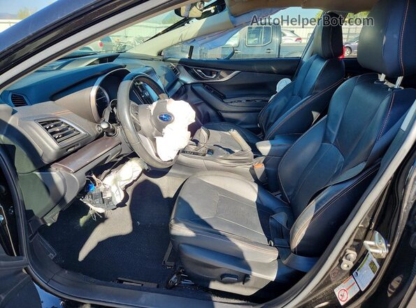 JF2GTAMC8KH323167 2019 SUBARU CROSSTREK Black Widok wnętrza z przodu