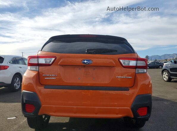 JF2GTANC0K8296352 2019 SUBARU CROSSTREK Оранжевый Вид сзади