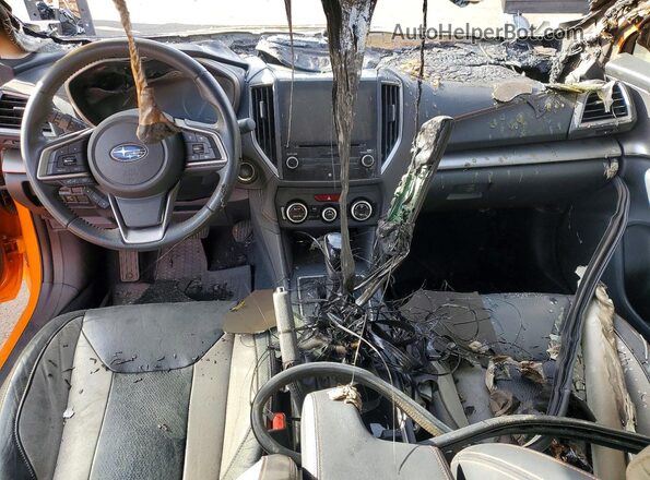 JF2GTANC0K8296352 2019 SUBARU CROSSTREK Оранжевый Вид панели приборов