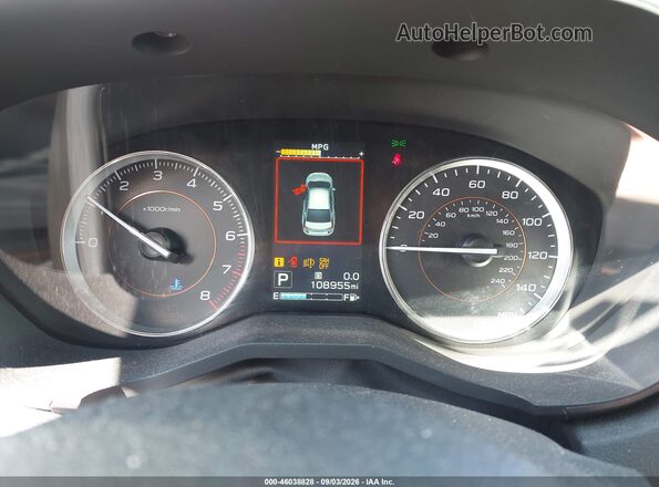 JF2GTANC4KH320636 2019 SUBARU CROSSTREK Red Հետևի նստատեղերի տեսք