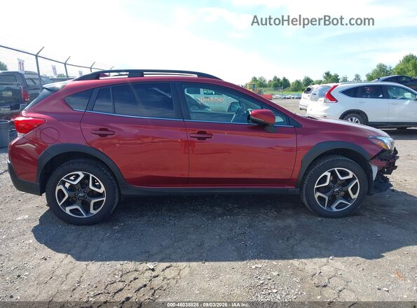 JF2GTANC4KH320636 2019 SUBARU CROSSTREK Red Սալոնի հետևի տեսք