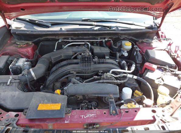 JF2GTANC4KH320636 2019 SUBARU CROSSTREK Red Հետևի տեսք