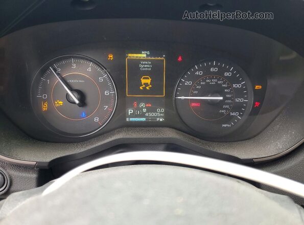 JF2GTAPC1P8287373 2023 SUBARU CROSSTREK White Widok zestawu wskaźników