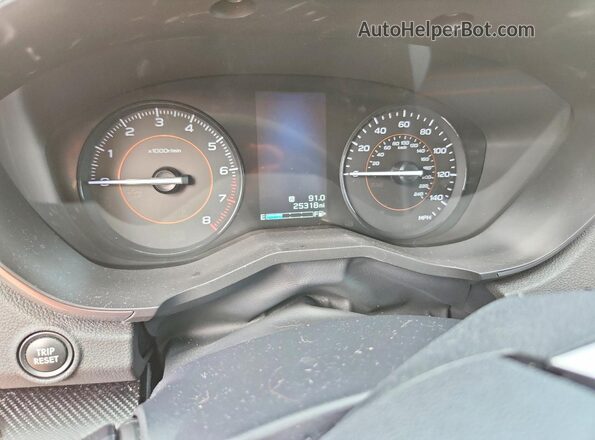JF2GTAPC2P8203819 2023 SUBARU CROSSTREK White Instrument cluster view