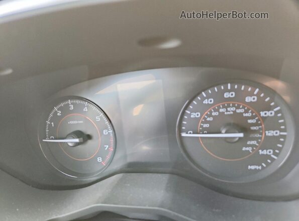 JF2GTAPC3N8279756 2022 SUBARU CROSSTREK Black Instrument cluster view