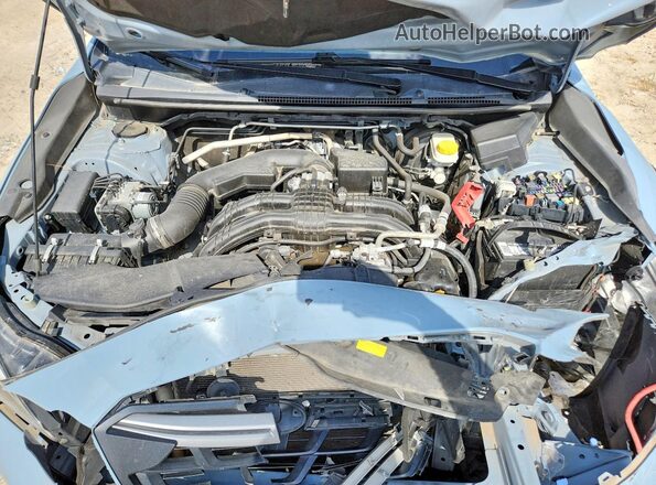 JF2GTAPC4M8373028 2021 SUBARU CROSSTREK Blue Engine compartment view