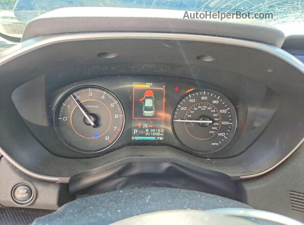 JF2GTAPC9M8299668 2021 SUBARU CROSSTREK Угольный Вид щитка приборов