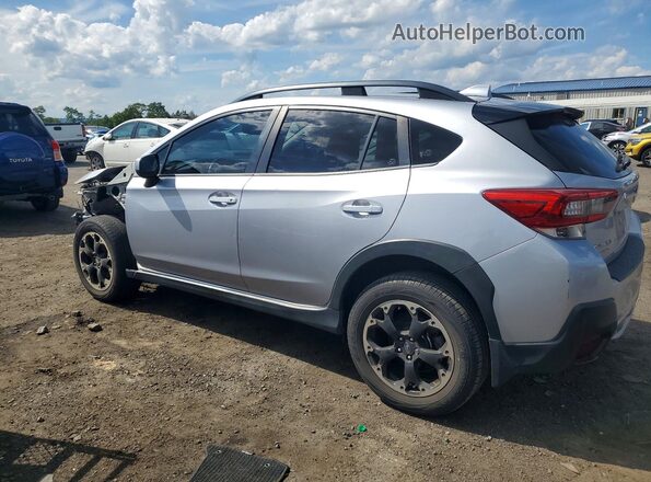 JF2GTAPCXM8263049 2021 SUBARU CROSSTREK Silver Rear left
