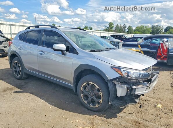 JF2GTAPCXM8263049 2021 SUBARU CROSSTREK Silver Front right