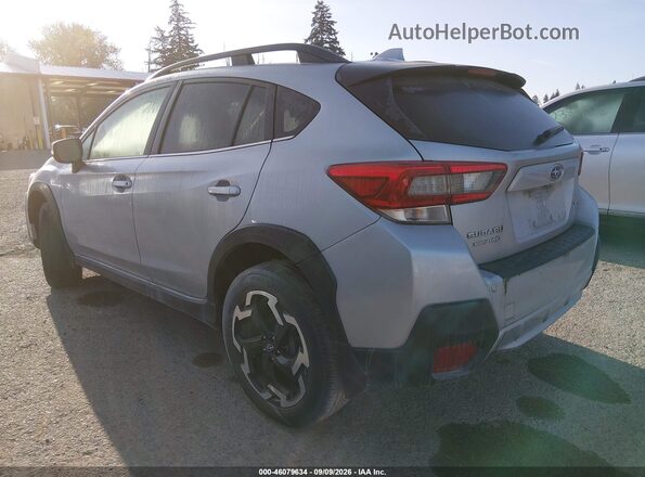 JF2GTHMC1M8377017 2021 SUBARU CROSSTREK Silver Rear left