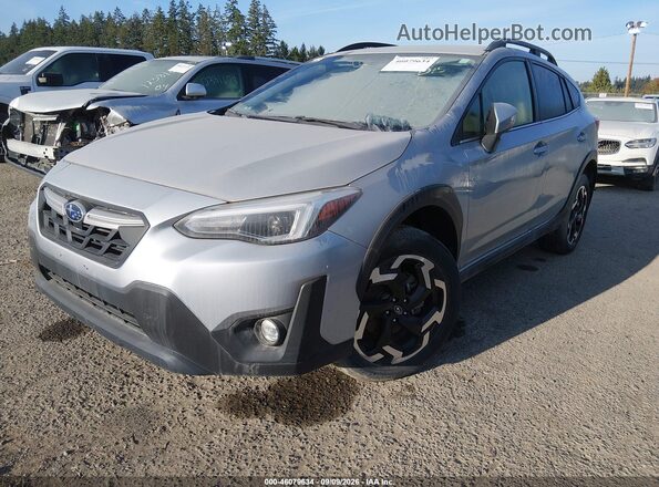 JF2GTHMC1M8377017 2021 SUBARU CROSSTREK Silver Front left