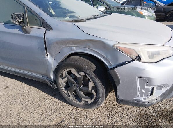 JF2GTHMC1M8377017 2021 SUBARU CROSSTREK Silver Front view