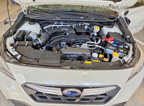 JF2GTHMC3PH320158 2023 SUBARU CROSSTREK White Vista interior trasera
