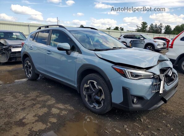 JF2GTHNC8N8218639 2022 SUBARU CROSSTREK Blue Delantero derecho