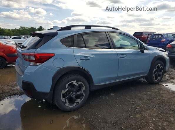 JF2GTHNC8N8218639 2022 SUBARU CROSSTREK Blue Trasero derecho