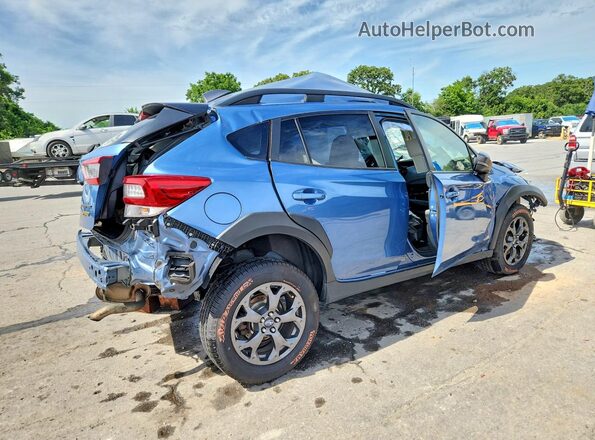 JF2GTHRC0NH277470 2022 SUBARU CROSSTREK Blue Tył prawy