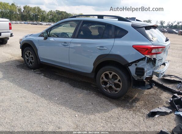 JF2GTHRC5MH298328 2021 SUBARU CROSSTREK Light Blue Tył lewy