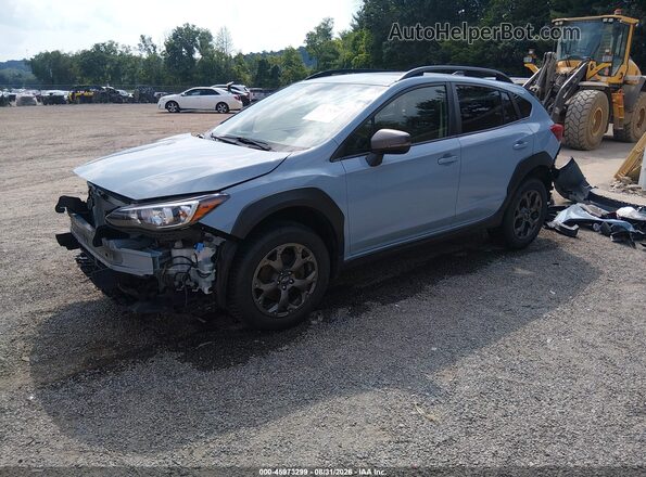 JF2GTHRC5MH298328 2021 SUBARU CROSSTREK Light Blue Przód lewy