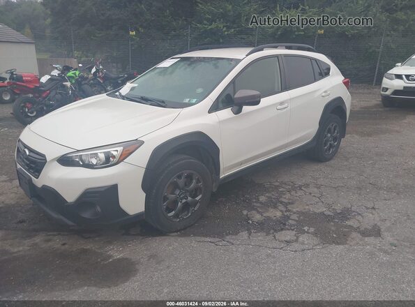 JF2GTHRC7MH300614 2021 SUBARU CROSSTREK White Передня ліва чверть