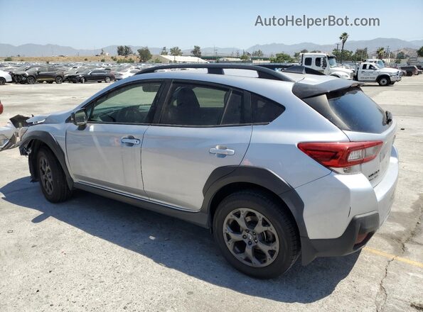 JF2GTHSC0MH380168 2021 SUBARU CROSSTREK Серебряный Задняя левая четверть