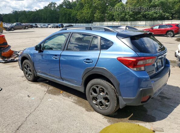 JF2GTHSC5MH226832 2021 SUBARU CROSSTREK Blue Հետևի ձախ