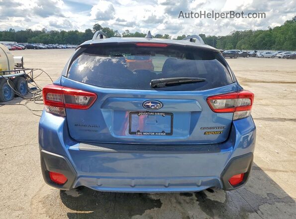 JF2GTHSC5MH226832 2021 SUBARU CROSSTREK Blue Հետևի տեսք