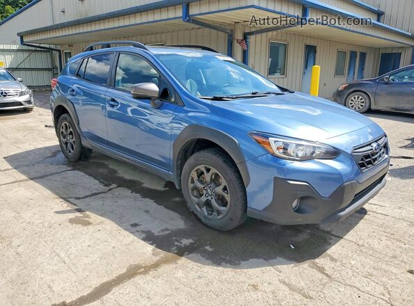 JF2GTHSC5MH226832 2021 SUBARU CROSSTREK Blue Առջևի աջ