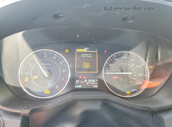 JF2GTHSC5MH226832 2021 SUBARU CROSSTREK Blue Սարքավորումների վահանակի տեսք