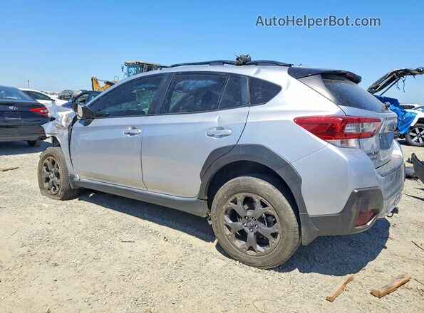 JF2GTHSC6MH363911 2021 SUBARU CROSSTREK Серебряный Задняя левая четверть