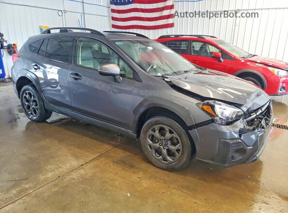 JF2GTHSC8PH255794 2023 SUBARU CROSSTREK Gray Przód prawy