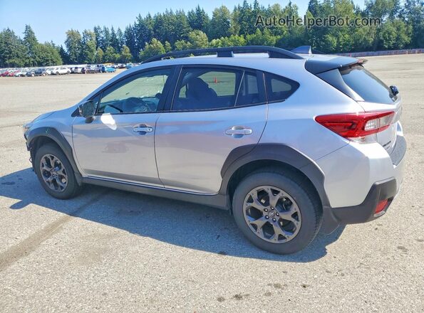 JF2GTHSCXNH224530 2022 SUBARU CROSSTREK Silver Հետևի ձախ
