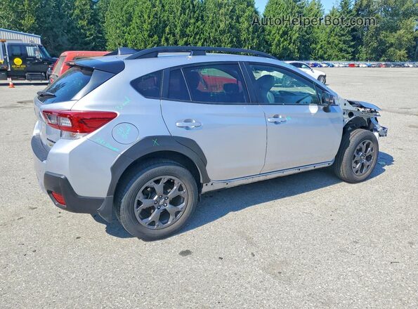 JF2GTHSCXNH224530 2022 SUBARU CROSSTREK Silver Հետևի աջ