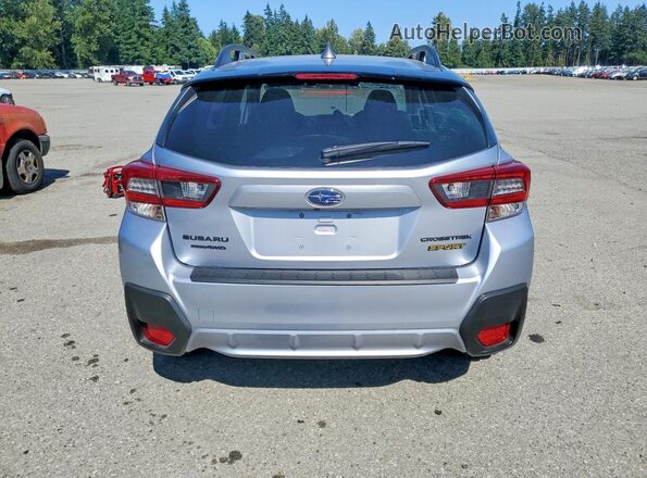 JF2GTHSCXNH224530 2022 SUBARU CROSSTREK Silver Հետևի տեսք