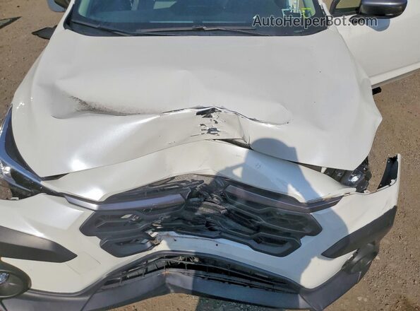 JF2GUADC0RH340066 2024 SUBARU CROSSTREK White Vista interior trasera