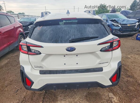 JF2GUADC4RH211568 2024 SUBARU CROSSTREK White უკანა ხედი
