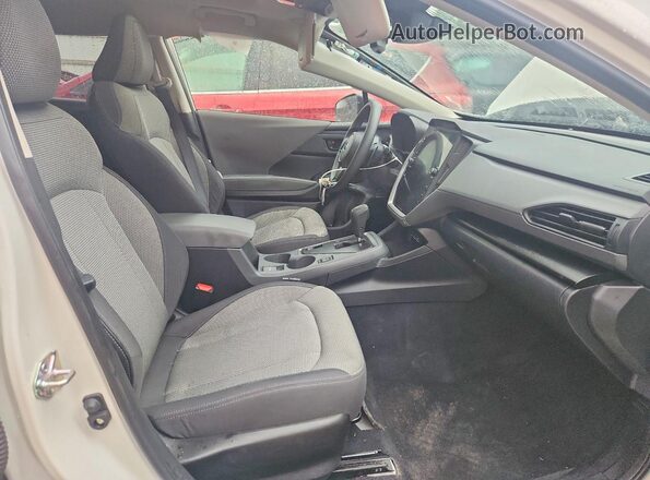 JF2GUADC4RH211568 2024 SUBARU CROSSTREK White წინა სალონის ხედი