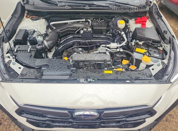 JF2GUADC4RH211568 2024 SUBARU CROSSTREK White ძრავის განყოფილების ხედი