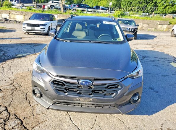JF2GUADC6R8221695 2024 SUBARU CROSSTREK Gray Widok z przodu
