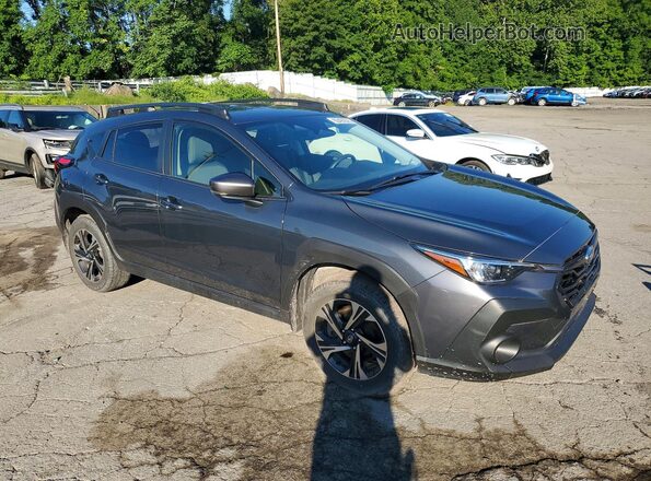 JF2GUADC6R8221695 2024 SUBARU CROSSTREK Gray Przód prawy