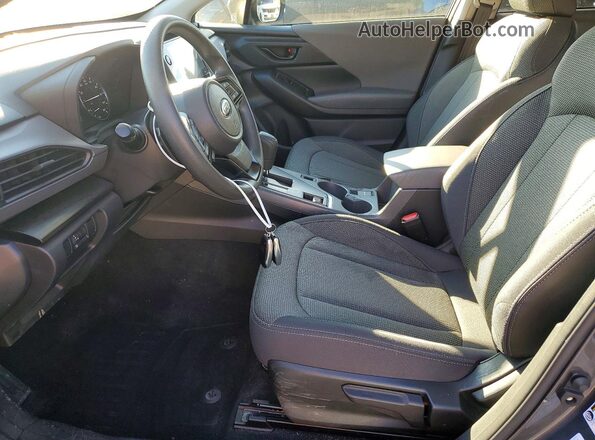 JF2GUADC6R8221695 2024 SUBARU CROSSTREK Gray Widok wnętrza z przodu