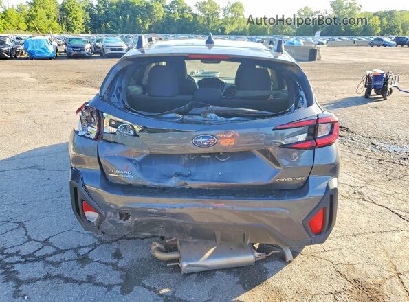 JF2GUADC6R8221695 2024 SUBARU CROSSTREK Gray Widok z tyłu