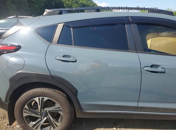 JF2GUADC6R8287647 2024 SUBARU CROSSTREK Gray Widok tylnych siedzeń