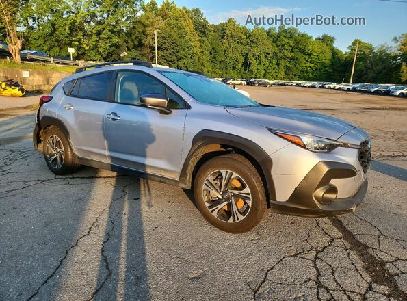 JF2GUADC6RH284067 2024 SUBARU CROSSTREK Silver Przód prawy